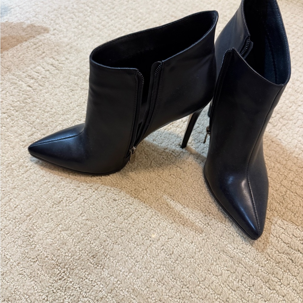 Black Stiletto Ankle Boots